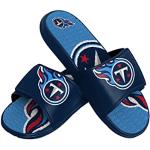 Foco Tennessee Titans NFL Colorblock Big Logo Gel Slide Blue Badelatschen Hausschuhe - L