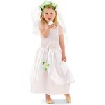 Weiße Folat Braut-Kostüme aus Polyester für Kinder 