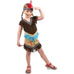 Braune Folat Indianerkostüme aus Polyester für Kinder 
