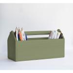 Reduzierte Grüne Schreibtisch Organizer aus Holz 