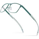 FONEX Titan-Brillenrahmen, für Herren, quadratisch, Kurzsichtigkeit, optischer Brillenrahmen 8521, Grün