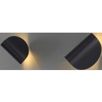 Fontana Arte Io LED-Wandleuchte-Dunkelgrau; mit LED (2700K) F