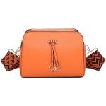 Orange Kleine Handtaschen aus Kunstleder für Damen 