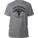 Foo Fighters | Official Band T-Shirt | Stencil, Small, Grey