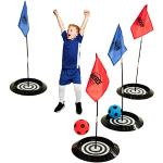 Football Flick Unisex-Youth Hero Fußgolf-Ziel Kurs, Rot/Blau, Einer Größe