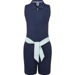 Marineblaue Ärmellose FootJoy Damenjumpsuits & Damenoveralls aus Polyester Größe XXS 