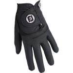 FootJoy WeatherSof Damen Handschuh, schwarz, schwarz, linke Hand (für Rechtshänder), L