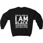 Schwarze Herrensweatshirts Größe 5 XL 