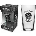 for-collectors-only Motörhead Glas Warpig Logo England Bierglas Longdrink Glas XL Trinkglas Frosted Look Pint Glass