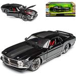 Schwarze Ford Mustang Modellautos & Spielzeugautos aus Metall 