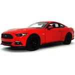 Rote Welly Ford Mustang Modellautos & Spielzeugautos aus Metall 