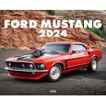 Bunte Ford Mustang Kalender 2024 mit Pferdemotiv 