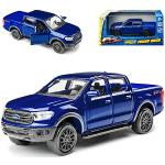 Blaue Ford Ranger Spielzeug Pick Ups aus Metall 