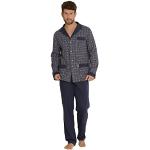 Pyjama Herren Schlafanzug Nachtwäsche Hausanzug Sleepwear 100% Baumwolle M L XL XXL 3XL