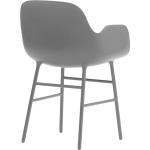 Weiße Minimalistische Normann Copenhagen Form Designer Stühle mit Armlehne 