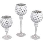 Silberne 30 cm Formano Glasserien & Gläsersets aus Glas 3-teilig 
