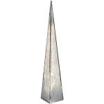 Silberne Moderne Formano Weihnachtspyramiden aus Metall 