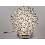 Silberne Geflochtene Moderne Kugellichterketten glänzend aus Aluminium 
