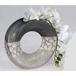Silbergraue 23 cm Formano Vasen & Blumenvasen 23 cm aus Silber 