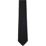 Schwarze Unifarbene HUGO BOSS BOSS Krawatten-Sets aus Seide für Herren 