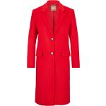 Reduzierte Rote HUGO BOSS BOSS Wollmäntel aus Wolle für Damen Größe XS für den für den Herbst 