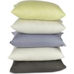 Anthrazitfarbene Formesse Kissenbezüge & Kissenhüllen mit Reißverschluss aus Jersey 40x60 1-teilig 