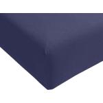 Marineblaue Moderne Formesse Spannbettlaken in Übergröße aus Jersey 120x190 