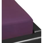 Fuchsiafarbene Moderne Spannbettlaken in Übergröße aus Jersey 120x190 