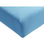 Blaue Moderne Formesse Spannbettlaken in Übergröße aus Jersey 140x190 
