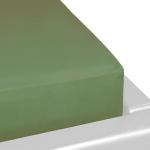 Olivgrüne Moderne Formesse Spannbettlaken in Übergröße aus Baumwolle 120x190 