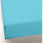 Blaue Moderne Formesse Spannbettlaken in Übergröße aus Baumwolle 100x220 