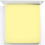 Gelbe Moderne Formesse Spannbettlaken in Übergröße aus Baumwolle 140x190 