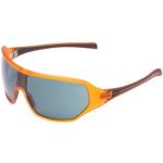 Orange Rechteckige Rechteckige Sonnenbrillen aus Kunststoff für Herren 