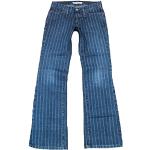 Blaue Fornarina Rock Star Bootcut Jeans aus Denim für Damen Weite 27 