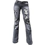 Graue Fornarina Area Ripped Jeans & Zerrissene Jeans aus Denim für Damen Weite 26 