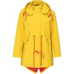 Gelbe Unifarbene Wasserdichte Forplay Regenmäntel aus Polyester für Damen Größe L für den für den Herbst 