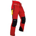Rote Atmungsaktive Pfanner Schutzbekleidung Schnittschutzhosen Größe 3 XL 