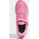 Reduzierte Pinke adidas FortaRun Kinderlaufschuhe mit Schnürsenkel in Normalweite aus Mesh leicht Größe 39,5 