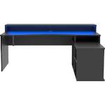 Reduzierte Schwarze Forte Gaming Tische Breite 150-200cm, Höhe 50-100cm, Tiefe 50-100cm 