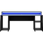 Reduzierte Schwarze Forte Gaming Tische Breite 150-200cm, Höhe 50-100cm, Tiefe 50-100cm 