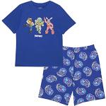Reduzierte Marineblaue Fortnite Kinderschlafanzüge & Kinderpyjamas für Jungen Größe 134 