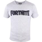 Graue Motiv Kurzärmelige Fortnite Kinder T-Shirts aus Baumwolle Größe 140 