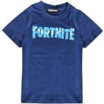 Dunkelblaue Fortnite Kinder T-Shirts für Jungen Größe 164 