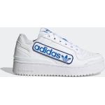 Blaue adidas Forum Bold Pailletten-Sneaker mit Glitzer mit Schnürsenkel in Normalweite für Kinder Größe 36,5 