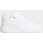 Weiße adidas Forum Low Sneaker mit Schnürsenkel für Kinder Größe 20 