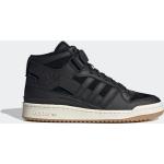 Reduzierte Schwarze adidas Forum Mid High Top Sneaker & Sneaker Boots aus Leder für Herren Größe 40 