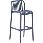 Reduzierte Blaue Barhocker & Barstühle aus Kunststoff stapelbar 