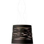 Schwarze Foscarini Tress LED-Pendelleuchten aus Kunstharz 