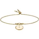 Fossil Armband - Georgia New Years Intentions Stainless Steel Chain - in gold - für Damen