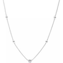 Fossil Halskette - Elliott Glitz Necklace Sterling - Gr. unisize - in Silber - für Damen